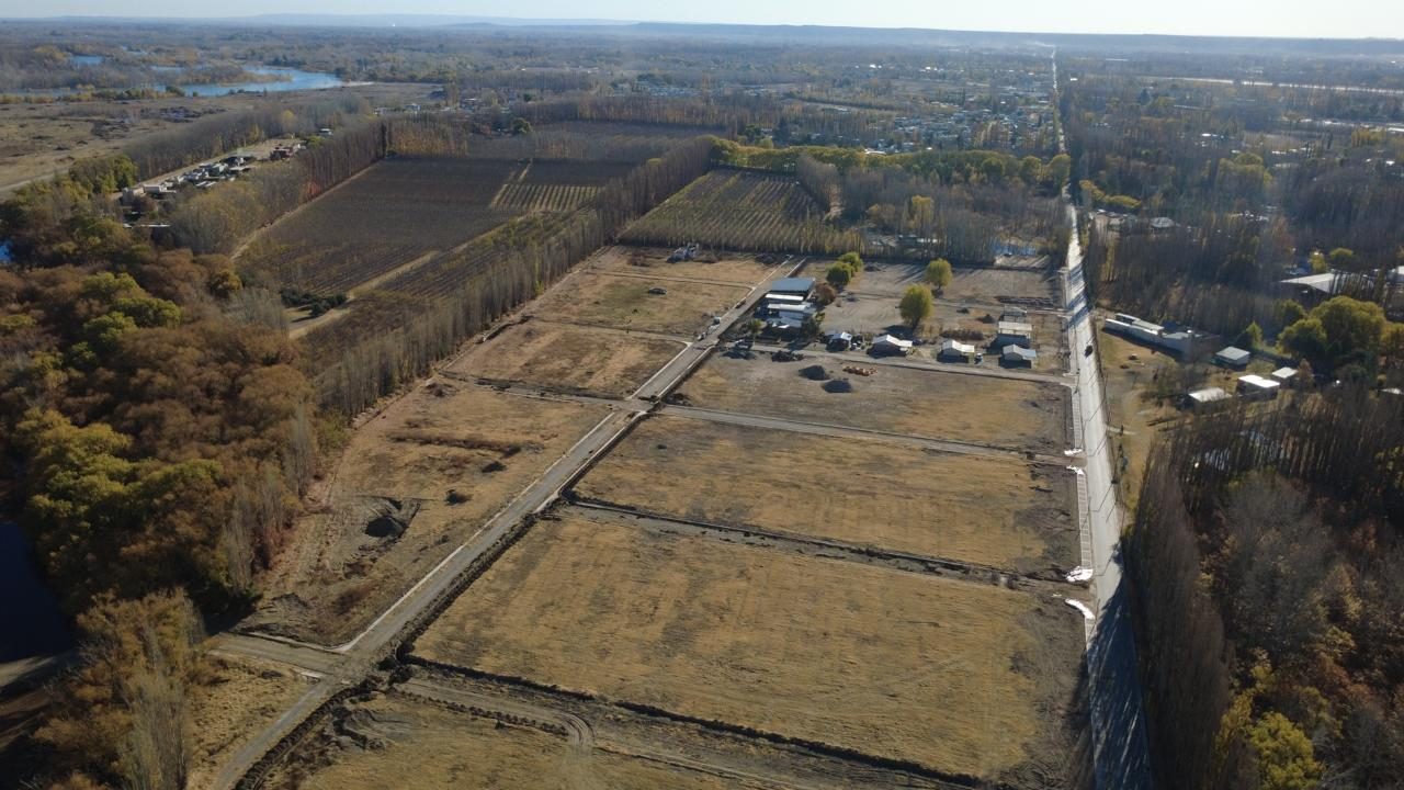 Vista aérea de las calles internas
