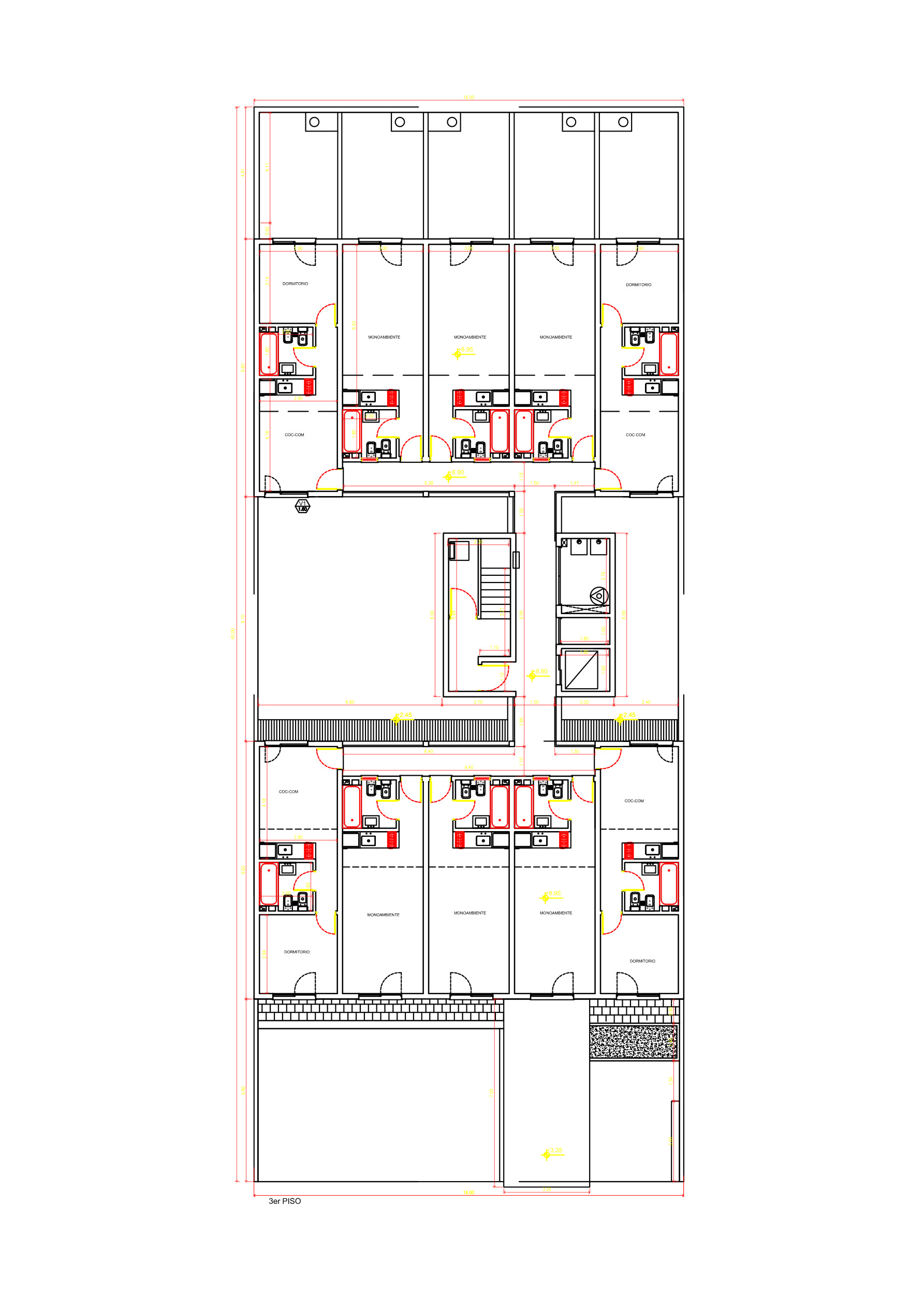 Plano 3er piso Pampa III